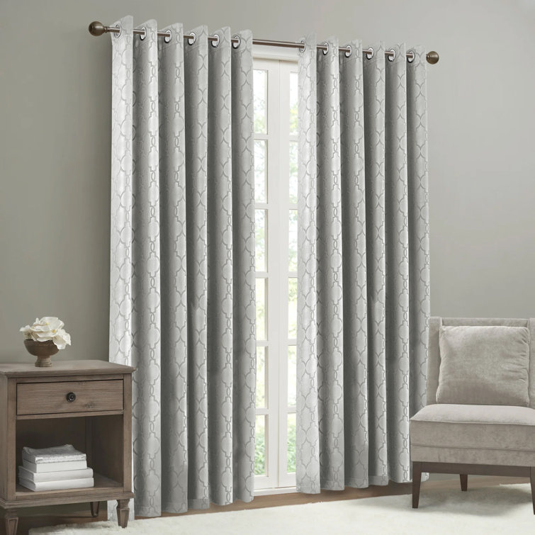 Marlow Home Co. Kitson Blackout Eyelet Semi Sheer Window Curtain